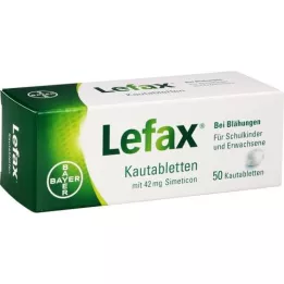 LEFAX Çiğneme tabletleri, 50 adet