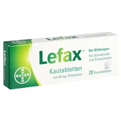 LEFAX Çiğneme tabletleri, 20 adet