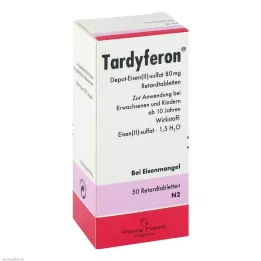 TARDYFERON Uzun süreli salınımlı tabletler, 50 adet
