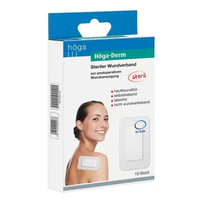 HÖGA-DERM Steril plasterler 90x150 mm, 10 adet