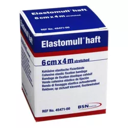 ELASTOMULL yapışkanlı 6 cmx4 m sabitleme bandajı, 1 adet