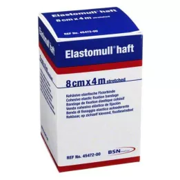 ELASTOMULL yapışkanlı 8 cmx4 m sabitleme bandajı, 1 adet