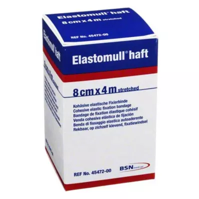 ELASTOMULL yapışkanlı 8 cmx4 m sabitleme bandajı, 1 adet ELASTOMULL yapışkanlı 8 cmx4 m sabitleme bandajı, 1 adet