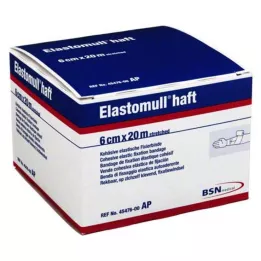ELASTOMULL yapışkanlı 6 cmx20 m sabitleme bandajı, 1 adet