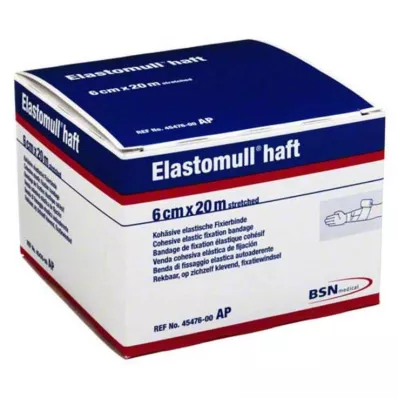 ELASTOMULL yapışkanlı 6 cmx20 m sabitleme bandajı, 1 adet