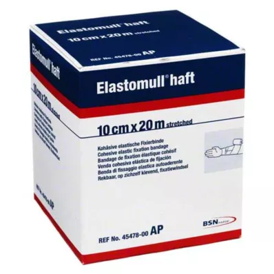 ELASTOMULL yapışkanlı 10 cmx20 m sabitleme bandajı, 1 adet