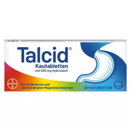 TALCID Çiğneme tabletleri, 20 adet