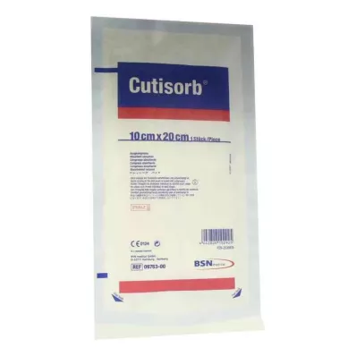 CUTISORB Emme kompresleri steril 10x20 cm, 1 adet