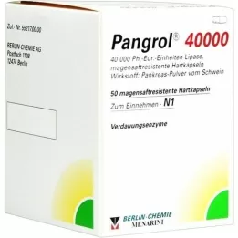 PANGROL 40.000 Enterik kaplı kabuklu sert kapsül, 50 adet
