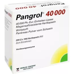 PANGROL 40.000 Enterik kaplı kabuklu sert kapsül, 200 adet