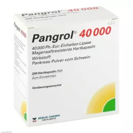 PANGROL 40.000 Enterik kaplı kabuklu sert kapsül, 200 adet