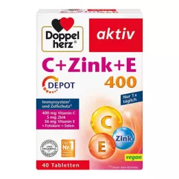 DOPPELHERZ C+Zinc+E Depot Tabletler, 40 adet