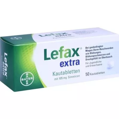 LEFAX ekstra çiğnenebilir tablet, 50 adet