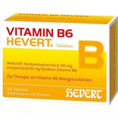 VITAMIN B6 HEVERT Tabletler, 200 adet