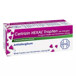 CETIRIZIN HEXAL Alerjiler için damla, 10 ml