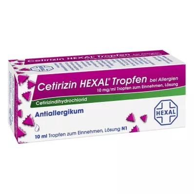 CETIRIZIN HEXAL Alerjiler için damla, 10 ml