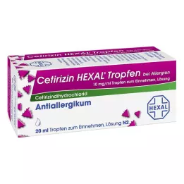CETIRIZIN HEXAL Alerjiler için damla, 20 ml