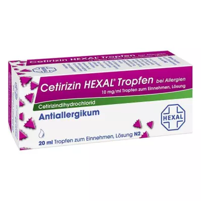 CETIRIZIN HEXAL Alerjiler için damla, 20 ml CETIRIZIN HEXAL Alerjiler için damla, 20 ml