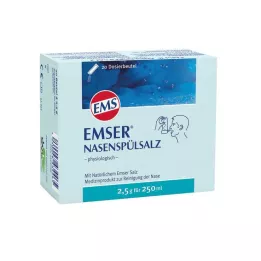 EMSER Burun çalkalama tuzu fizyolojik Btl., 20 adet