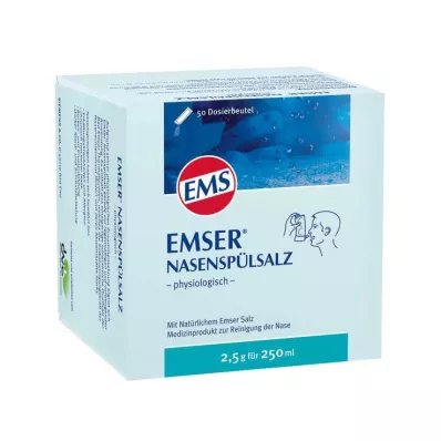 EMSER Burun çalkalama tuzu fizyolojik Btl., 50 adet