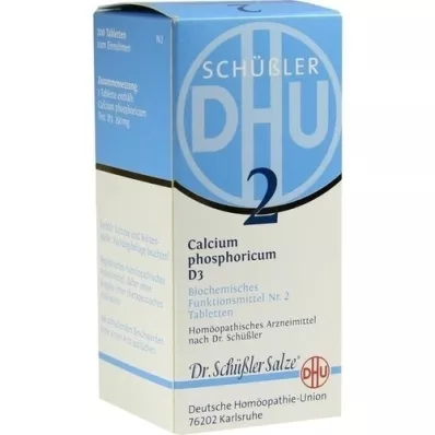 BIOCHEMIE DHU 2 Kalsiyum fosforikum D 3 Tablet, 200 Kapsül
