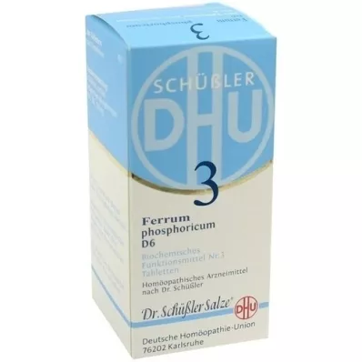 BIOCHEMIE DHU 3 Ferrum phosphoricum D 6 Tablet, 200 Kapsül