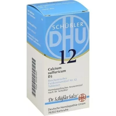BIOCHEMIE DHU 12 Calcium sulphuricum D 3 Tablet, 200 Kapsül