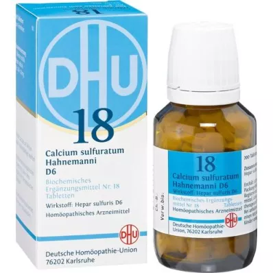 BIOCHEMIE DHU 18 Calcium sulphuratum D 6 Tablet, 200 Kapsül