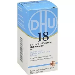 BIOCHEMIE DHU 18 Calcium sulphuratum D 12 Tablet, 200 Kapsül
