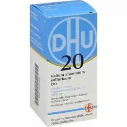 BIOCHEMIE DHU 20 Potasyum alum.sülfür.D 12 Tablet, 200 adet