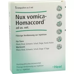 NUX VOMICA HOMACCORD ad us.vet.ampul, 5 adet