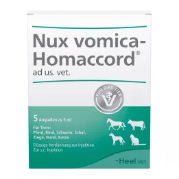 NUX VOMICA HOMACCORD ad us.vet.ampul, 5 adet