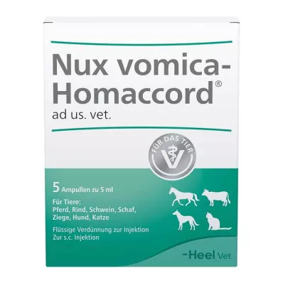 NUX VOMICA HOMACCORD ad us.vet.ampul, 5 adet