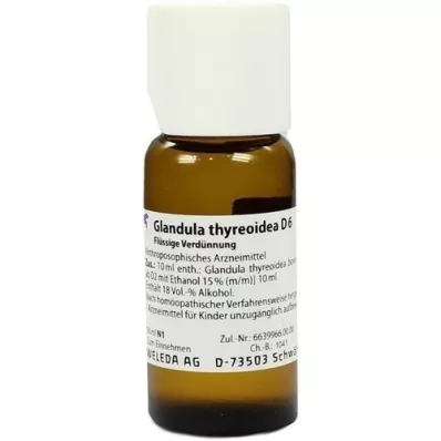GLANDULA THYREOIDEA D 6 seyreltme, 50 ml