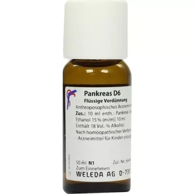 PANKREAS D 6 seyreltme, 50 ml