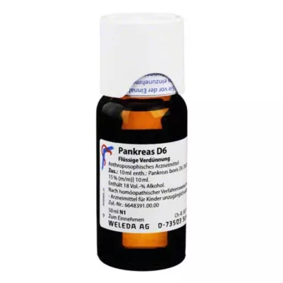 PANKREAS D 6 seyreltme, 50 ml
