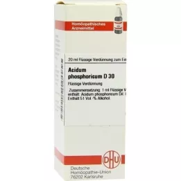 ACIDUM PHOSPHORICUM D 30 seyreltme, 20 ml