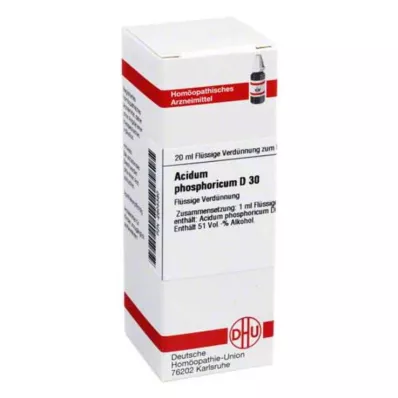ACIDUM PHOSPHORICUM D 30 seyreltme, 20 ml