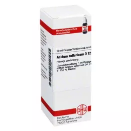 ACIDUM SULFURICUM D 12 seyreltme, 20 ml