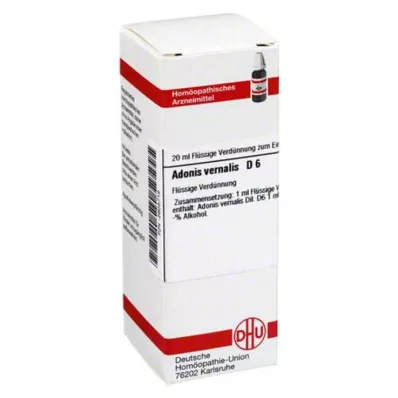 ADONIS VERNALIS D 6 seyreltme, 20 ml ADONIS VERNALIS D 6 seyreltme, 20 ml