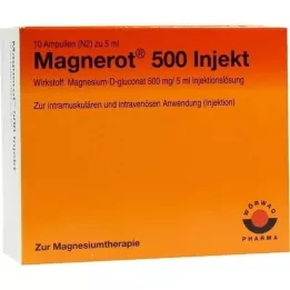 MAGNEROT 500 enjekte edilebilir ampul, 10X5 ml