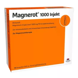 MAGNEROT 1000 Enjeksiyonluk ampul, 10X10 ml