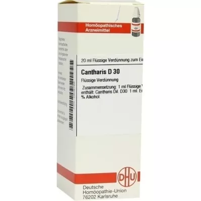 CANTHARIS D 30 seyreltme, 20 ml