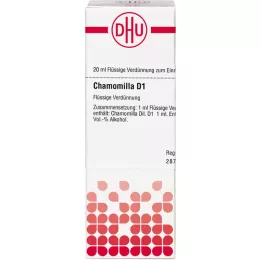 CHAMOMILLA D 1 seyreltme, 20 ml