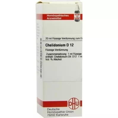 CHELIDONIUM D 12 seyreltme, 20 ml