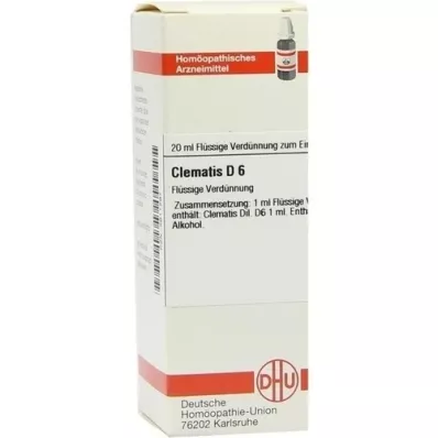 CLEMATIS D 6 seyreltme, 20 ml