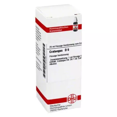 CRATAEGUS D 6 seyreltme, 20 ml CRATAEGUS D 6 seyreltme, 20 ml