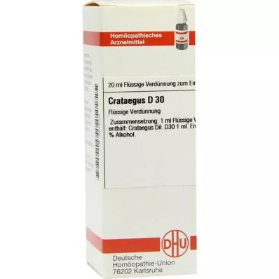 CRATAEGUS D 30 seyreltme, 20 ml CRATAEGUS D 30 seyreltme, 20 ml