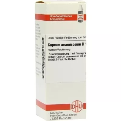 CUPRUM ARSENICOSUM D 12 seyreltme, 20 ml