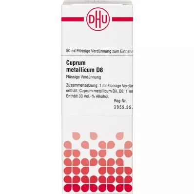 CUPRUM METALLICUM D 8 seyreltme, 50 ml